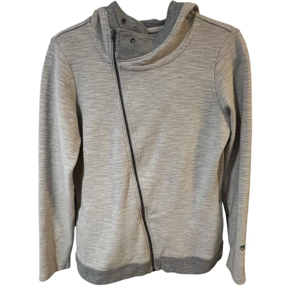 Kuhl Womens Hooded Zip Jacket Size M Fleece Gorpcore Outdoor Hiking Long Sleeve